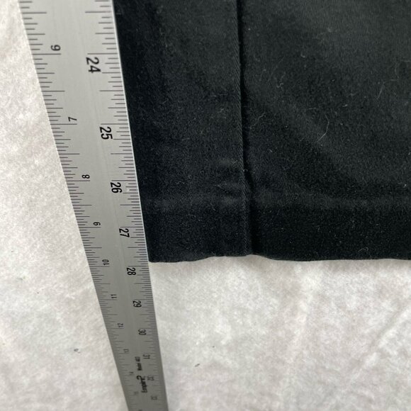 Kenneth Cole Pants Women's Sz 33x30 Black High-Rise Straight Flat Front Stretch - Picture 5 of 11